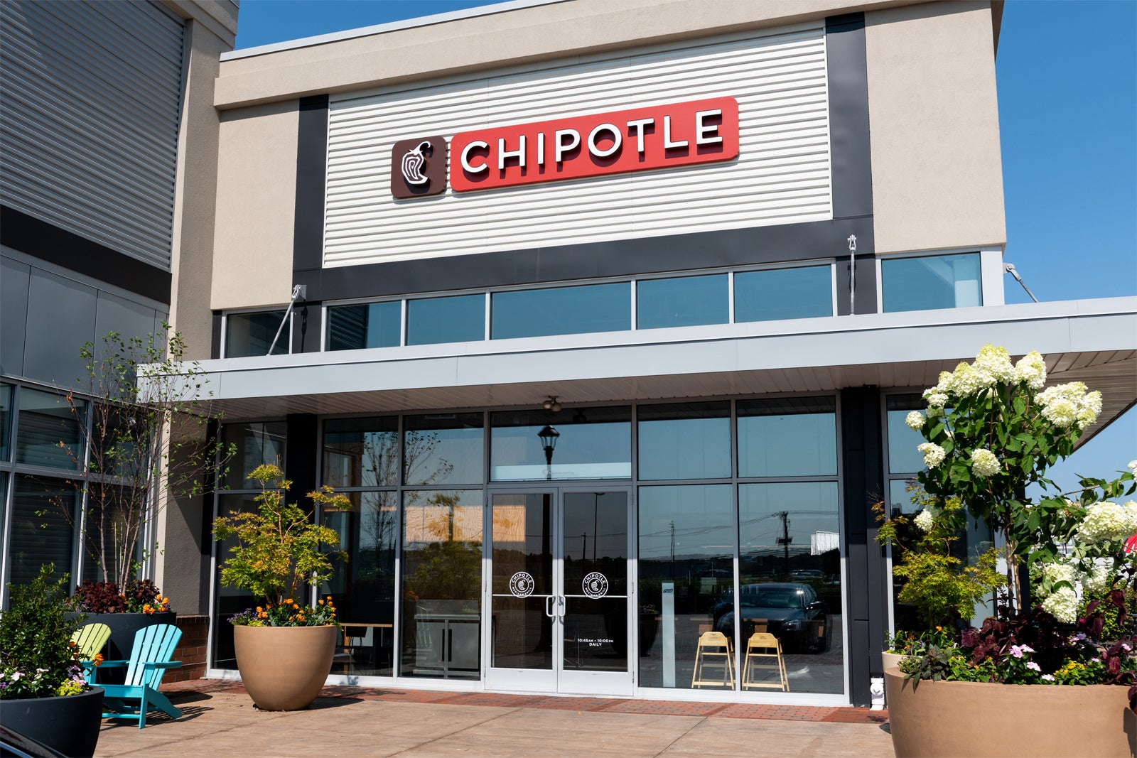 Chipotle restaurant in Teterboro, New Jersey