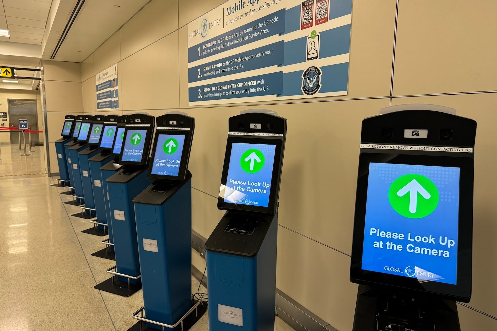 global entry kiosks