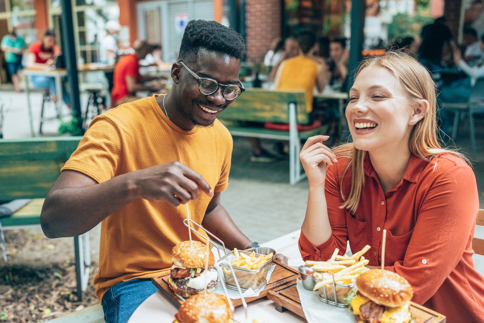 Friends and fast food
