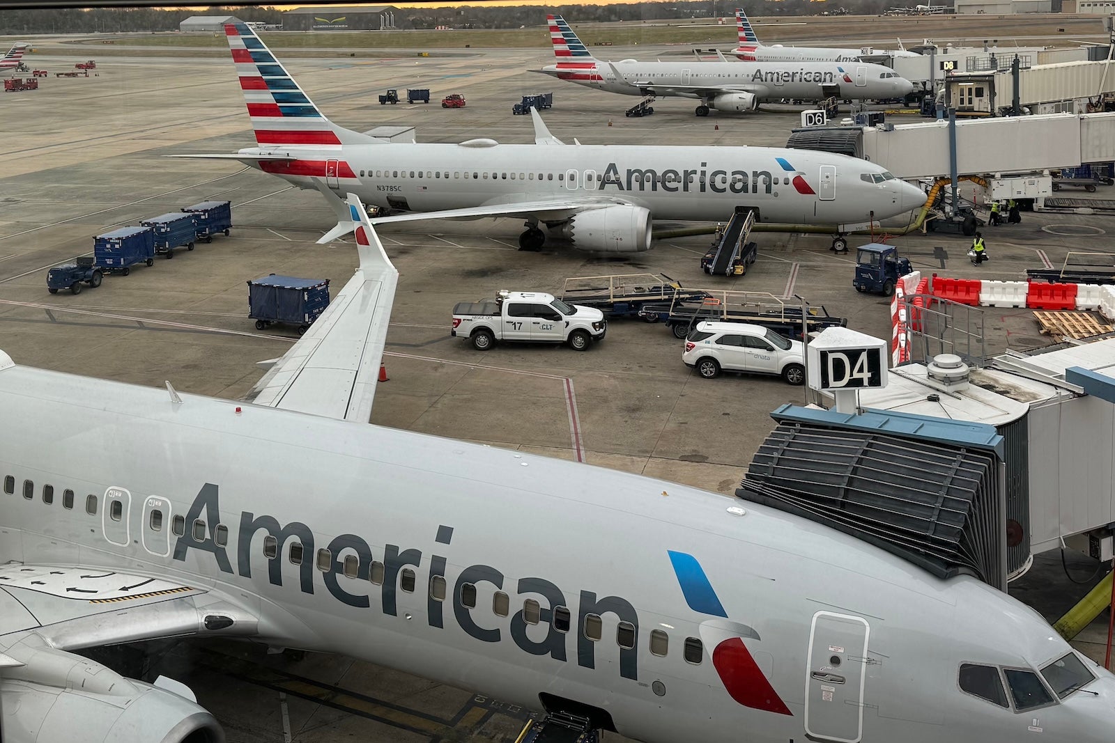 american planes CLT