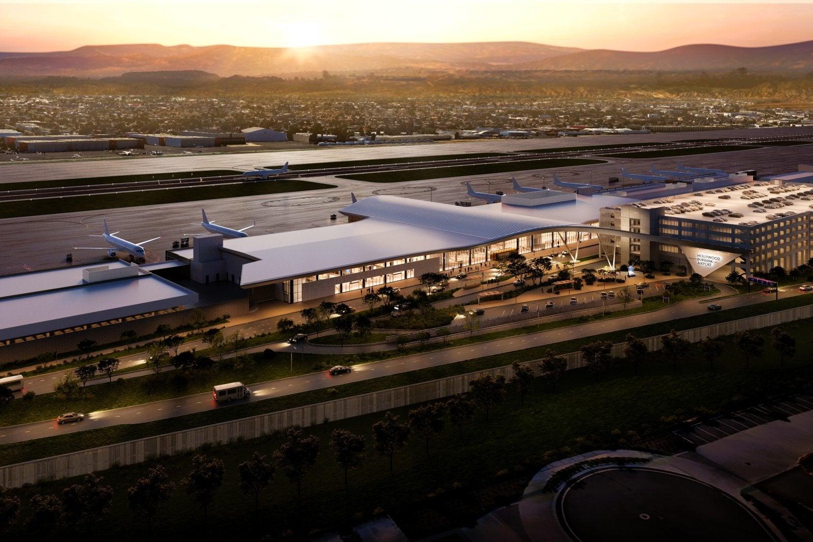 1_Overall Aerial of new terminal - courtesy Corgan