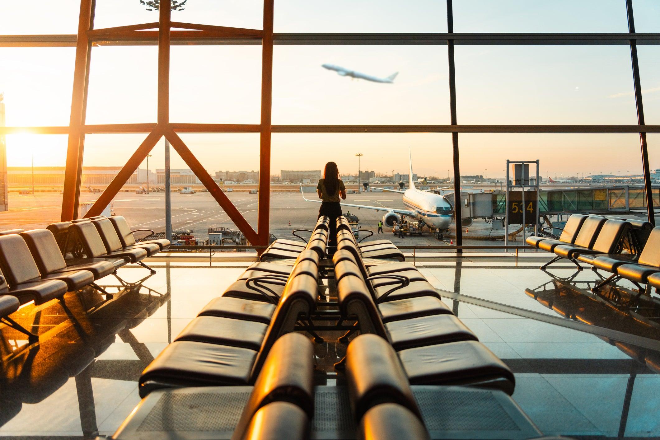 Airport Gate Window