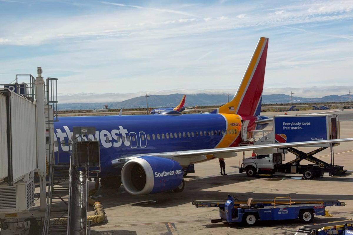 Southwest Plane at Gate
